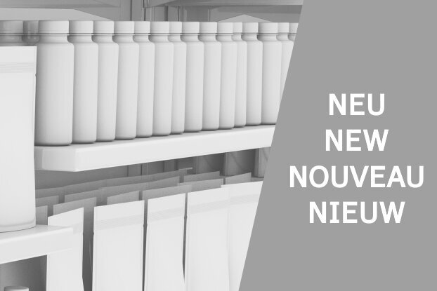 Commander des étiquettes en rouleau en impression numérique en ligne : produits blancs sans étiquettes.