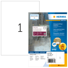 HERMA SPECIAL A4 Étiquettes résistantes blanches