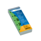 Nummerneetiketten von HERMA, 500 Stück, in grüner Farbe mit aufgedruckten Zahlen von 1 bis 5. Ideal für Organisation und Beschriftung.